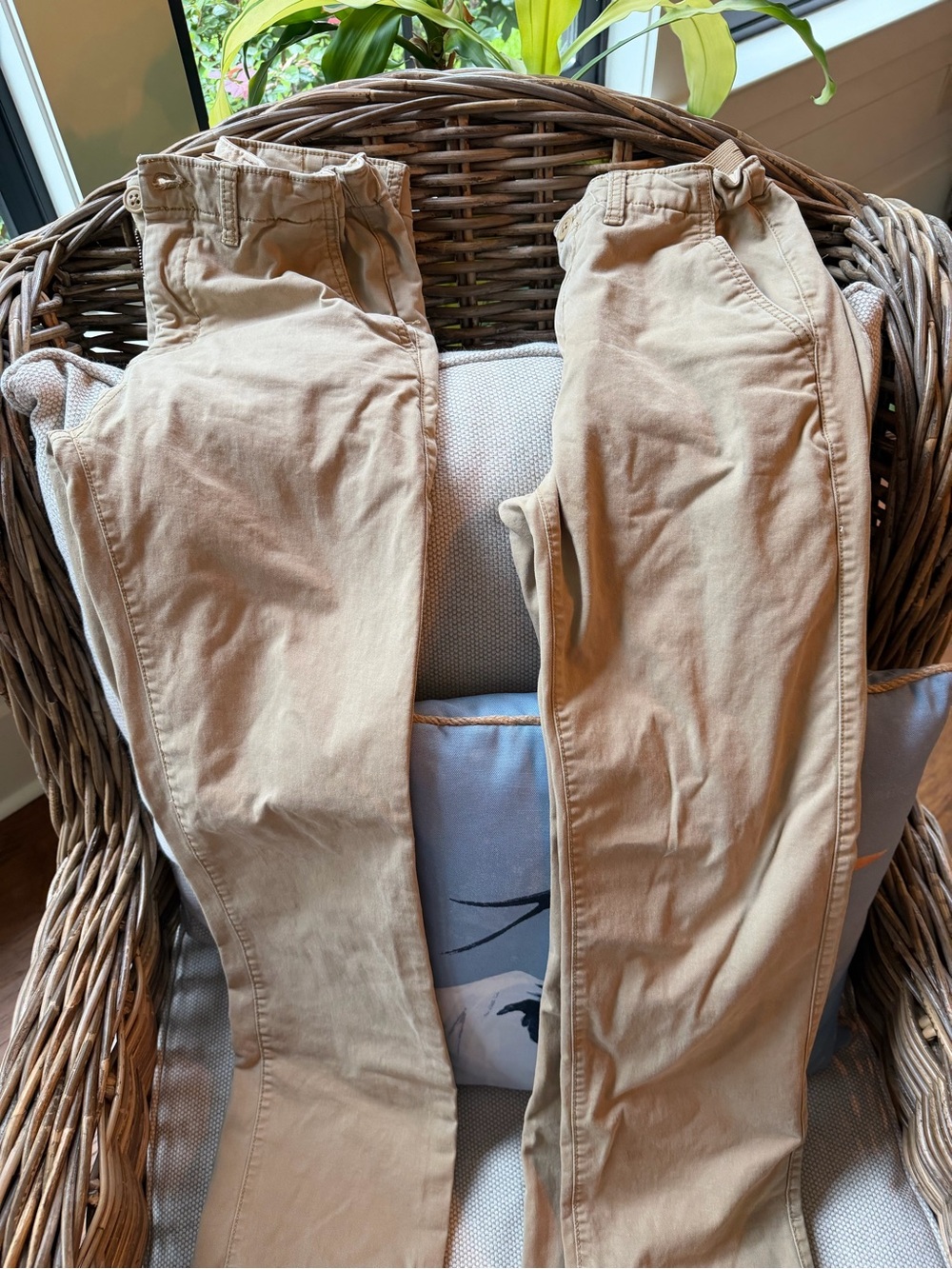 GAP 2 pair boys school uniform Khaki Straight-Leg Chinos - Light Tan